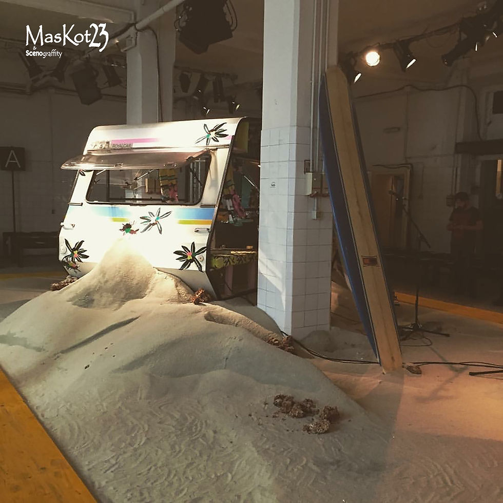 Scenografia Sfilata Marras_Work in progress