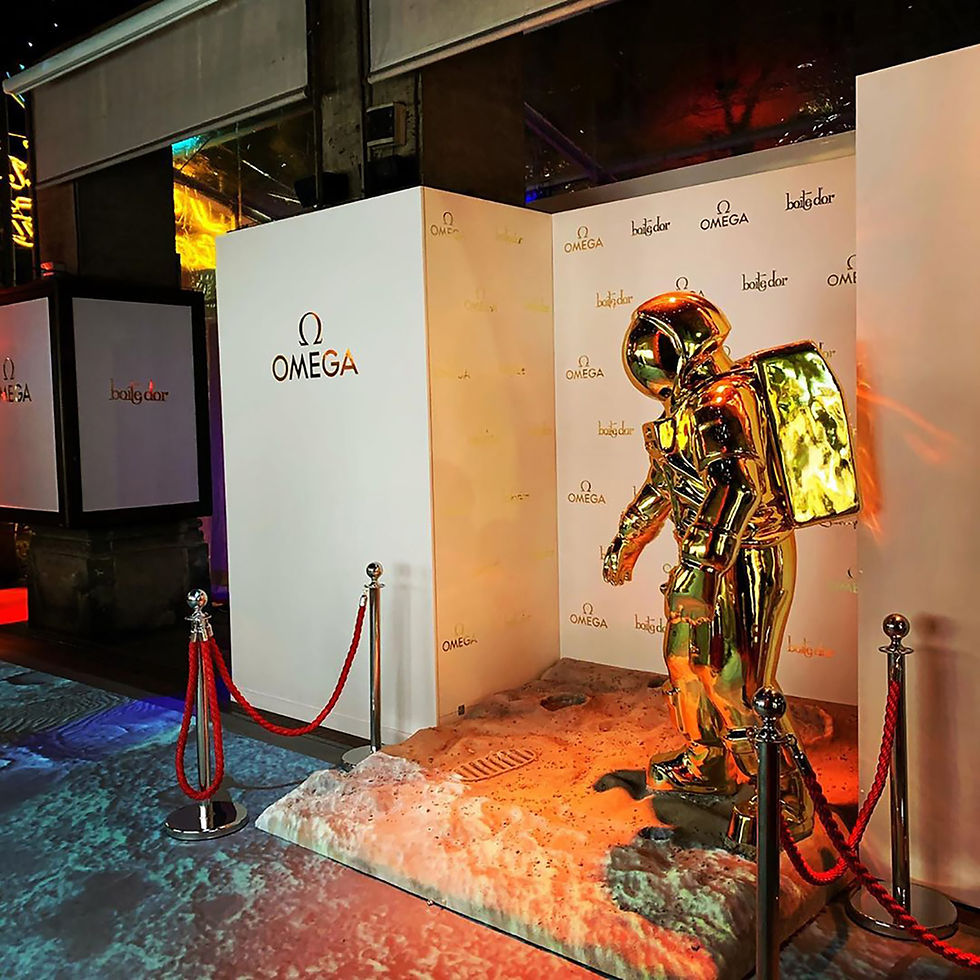 Scenografia Suolo lunare_Evento