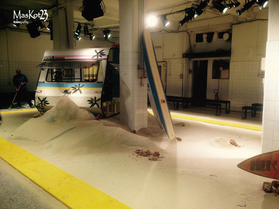 Scenografia Sfilata Marras_Work in progress
