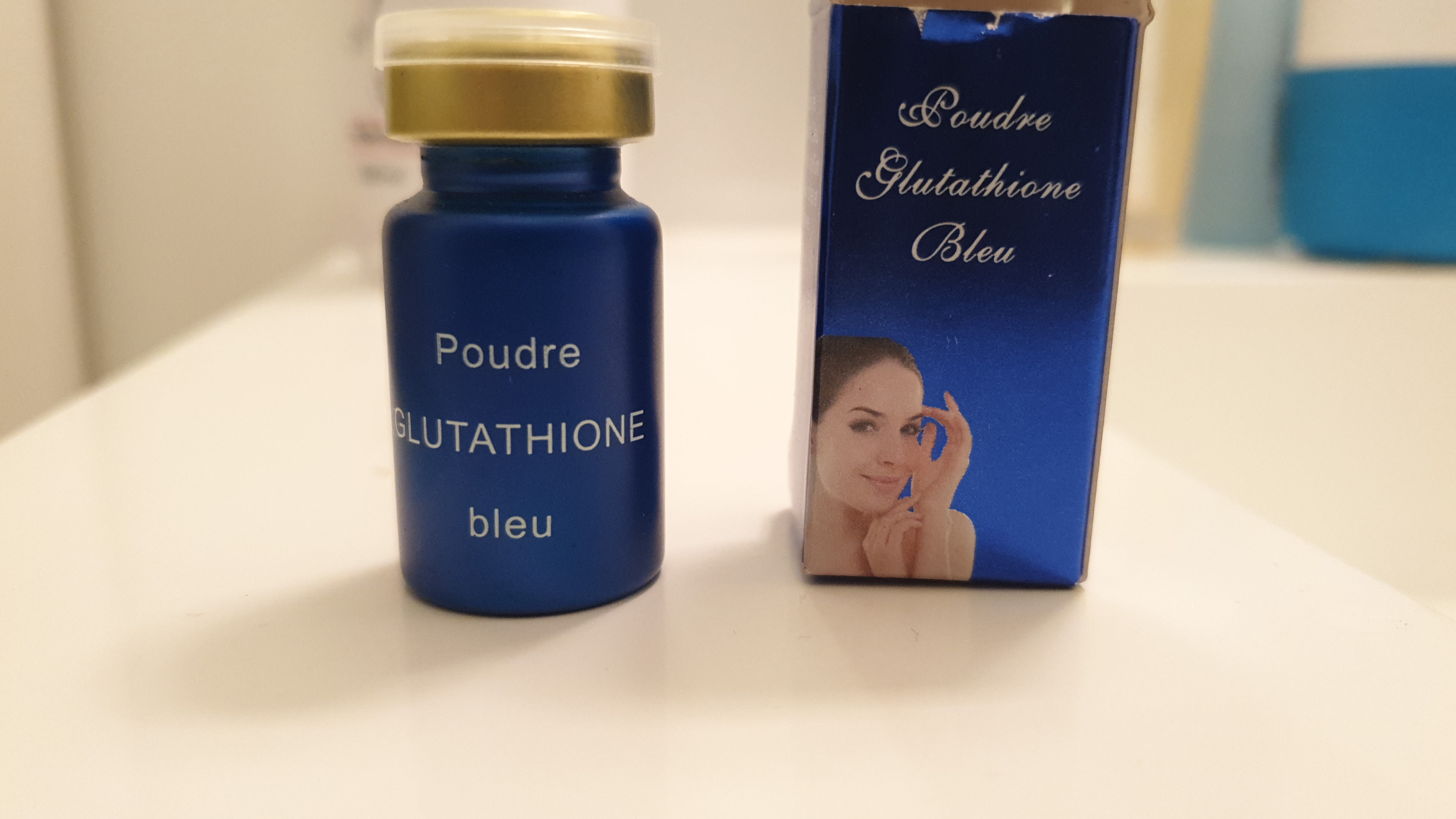 Poudre glutathione bleu 