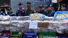 มุกดาหาร - ทหารพราน ตรวจยึดเครื่องในวัวพร้อมไฟแช็คริมฝั่งโขง