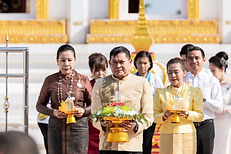 ยิ่งใหญ่ครั้งแรก !! "แกลง" จัดขบวนอัญเชิญน้ำสรงพระบรมสารีริกธาตุ “พระธาตุศรีอู่ทอง” สืบสานศรัทธา เสริมสิริมงคลชุมชน