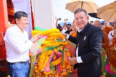 รองผู้ว่าฯ ระยอง เป็นประธานพิธีตอกเสาเข็มจัดสร้างฐานองค์หลวงปู่ทวดองค์ใหญ่ที่สุดใน จ.ระยอง