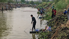 สุโขทัย จัดแข่งเหวี่ยงแหชิงแชมป์คึกคัก !! พ่อค้ารับซื้อปลาไม่อั้น เงินสะพัดคลองน้ำแรง