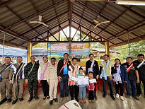 นายอำเภอแม่ลาน้อย นำส่วนราชการ บำบัดทุกข์บำรุงสุข จัดโครงการอำเภอยิ้มเคลื่อนที่ ครั้งที่ 2 ให้บริการประชาชนบ้านแม่กวางใต้