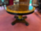 Faux burl table