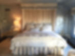 Chinoiserie mural in master bedroom