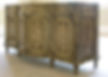 Hand painted vanity cabinet