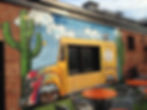 Food truck mural at Hot Taco CLT
