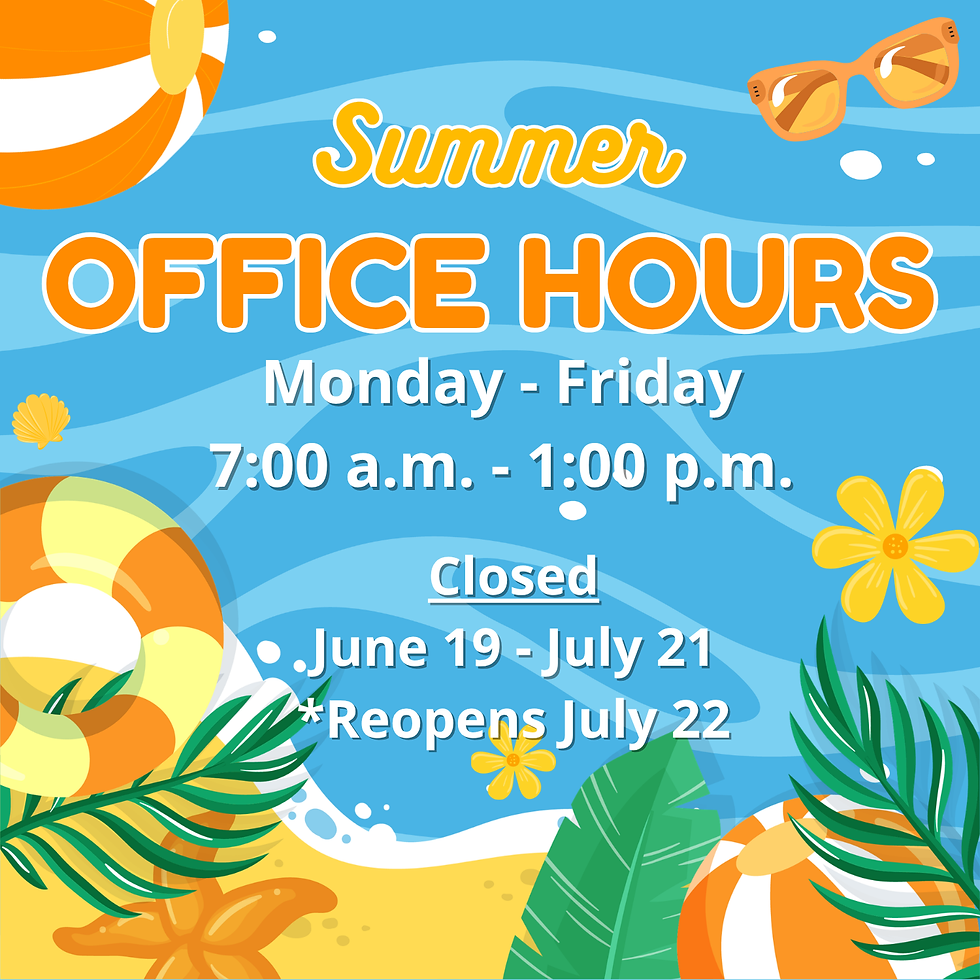 Summer Office Hours English