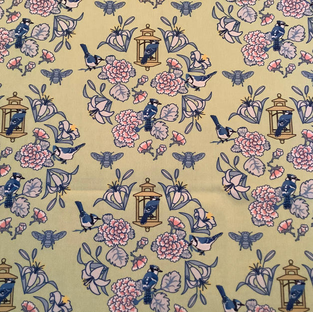 Bluebird Garden Damask