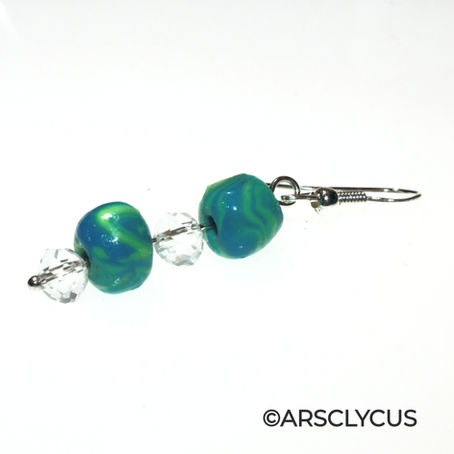 Unveiling the Timeless Beauty of Arsclycus' Polymer Bead & Crystal Earrings