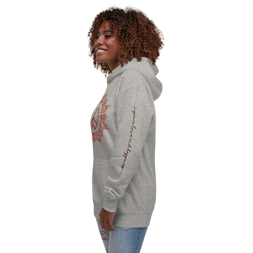 Thumbnail: Peace, Love and Happiness: Warm Hoodie