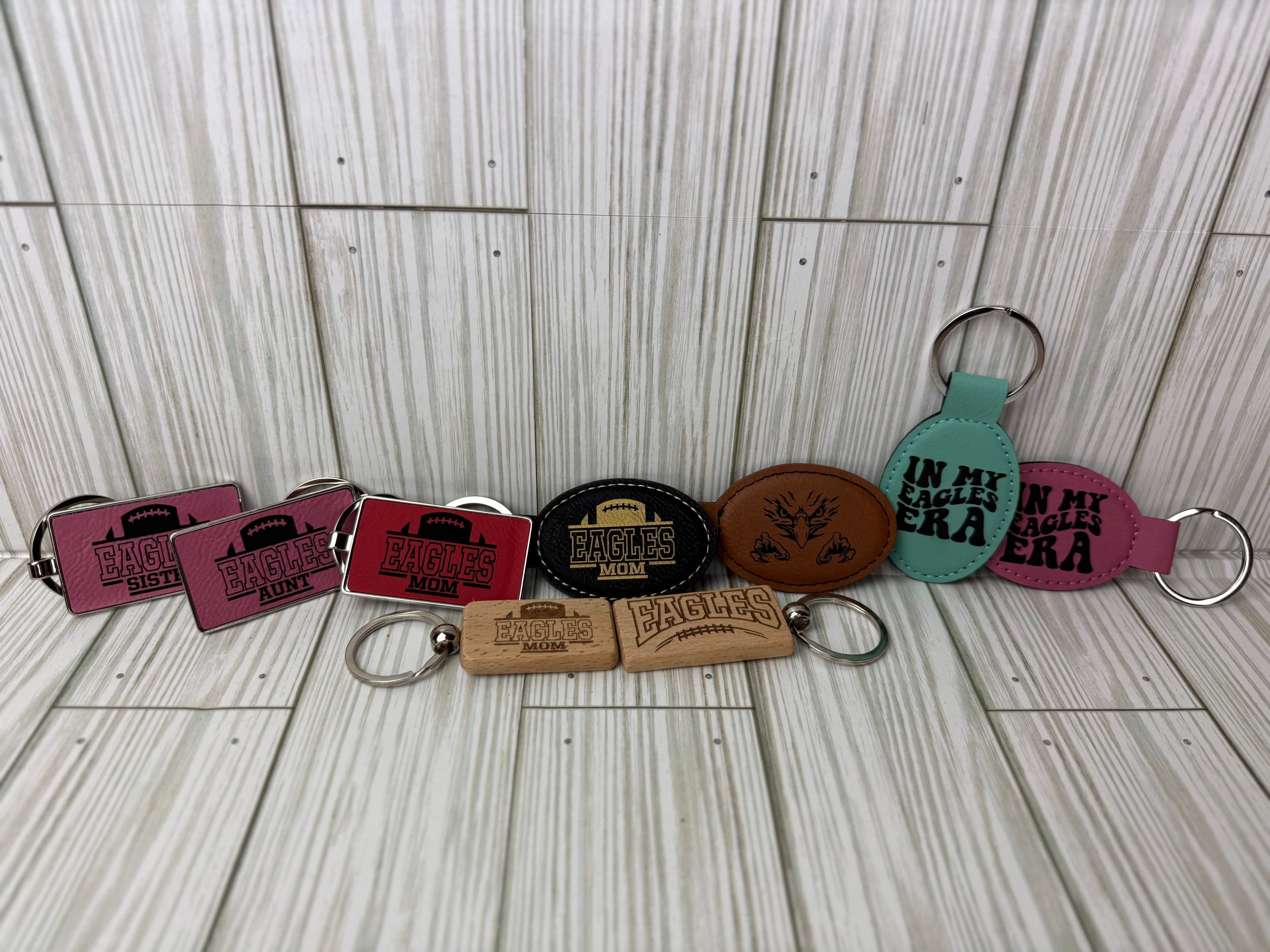 Leatherette Keychains