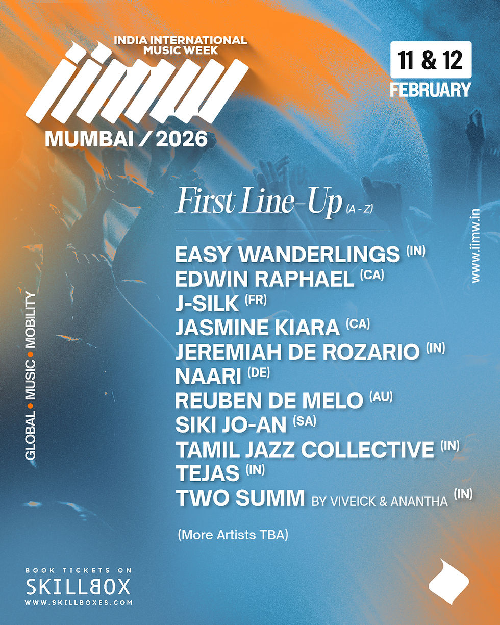 India International Music Week Announces First Wave of Artists for 2026 Edition