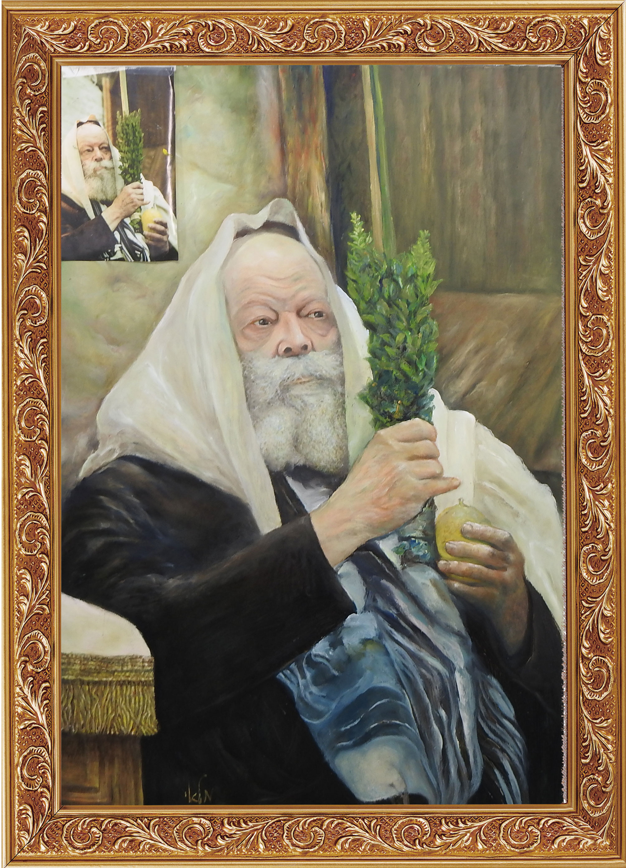 הרבי מליובאוויטש - מקיים מצוות נטילת לולב