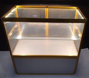 Double Decker folding Jewelry Display Counter usable even in stores