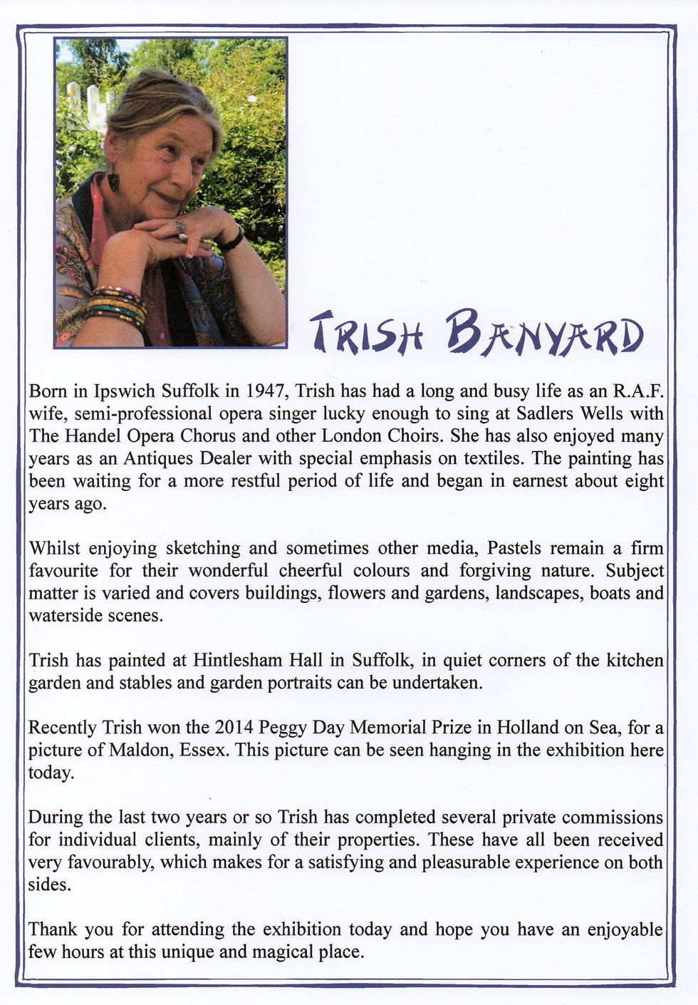Patricia Banyard Biography