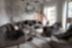 Shepherd of Sweden Tina Cushions on sofas in a cozy home