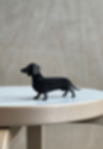 Lovi Dachshund - Black - 12cm