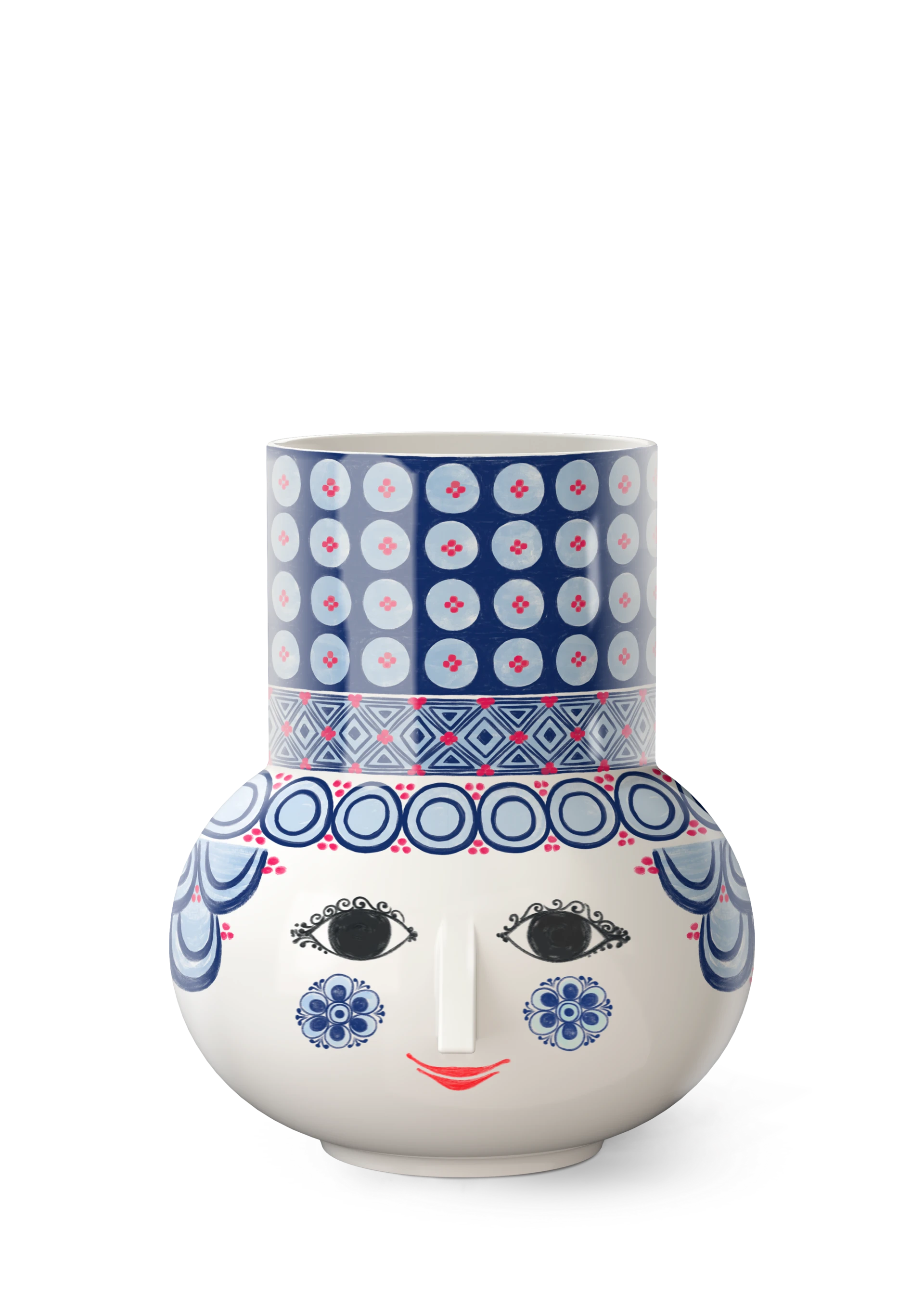 blue and white Olga vase from Bjorn wimmblad