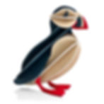 Lovi Puffin 20cm - Blue Mix