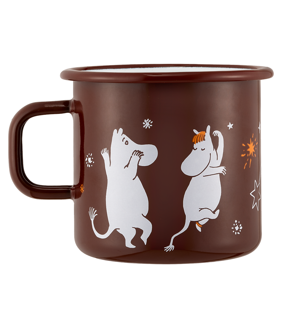 Moomin Enamel Mug - Comet rear view