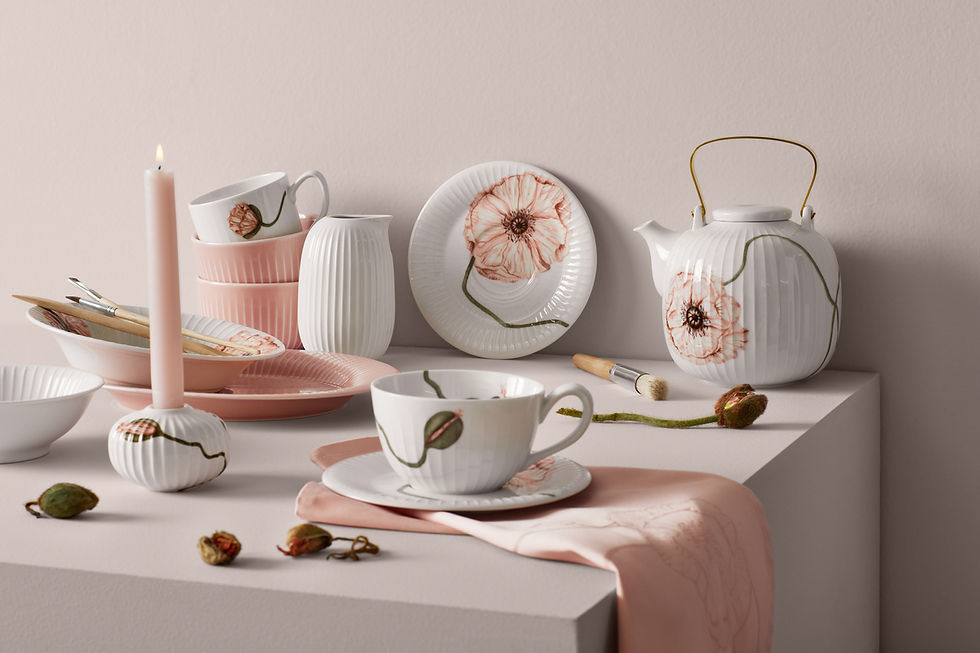 a spring table setting