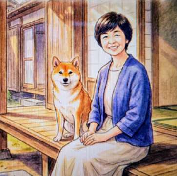 ゲストの月野直美さんの写真