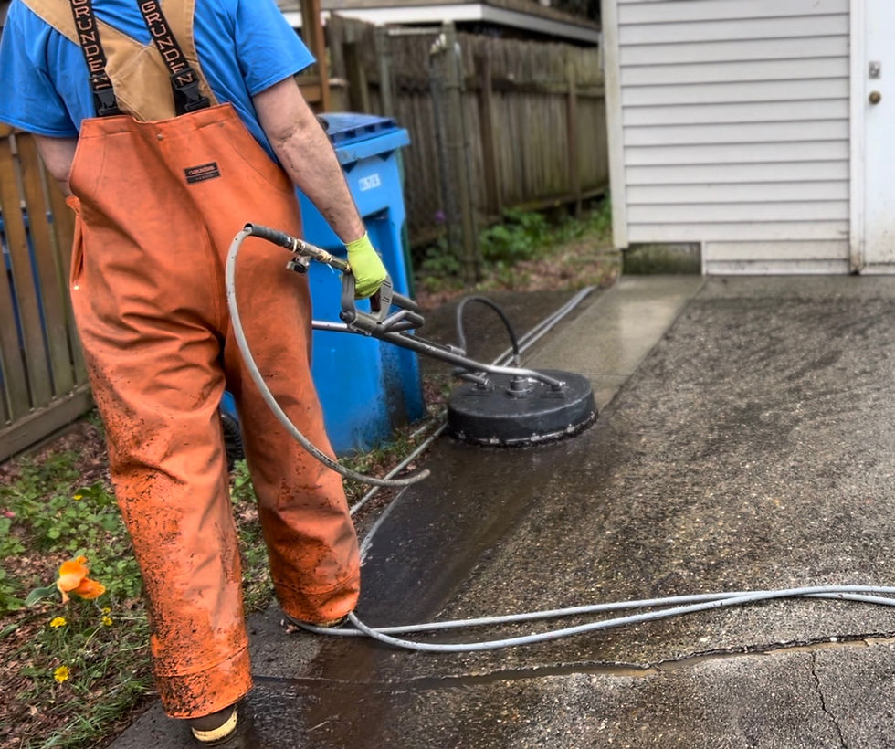 Concrete and Pavement Surface Cleaning