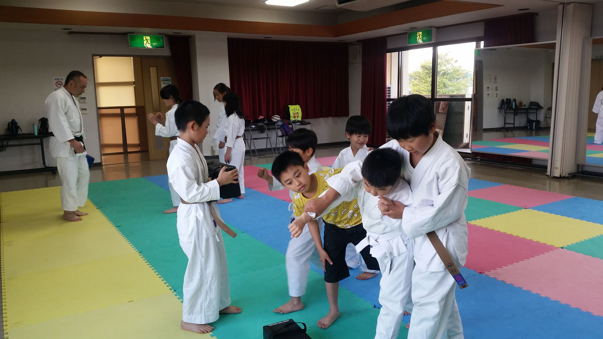 突きの練習