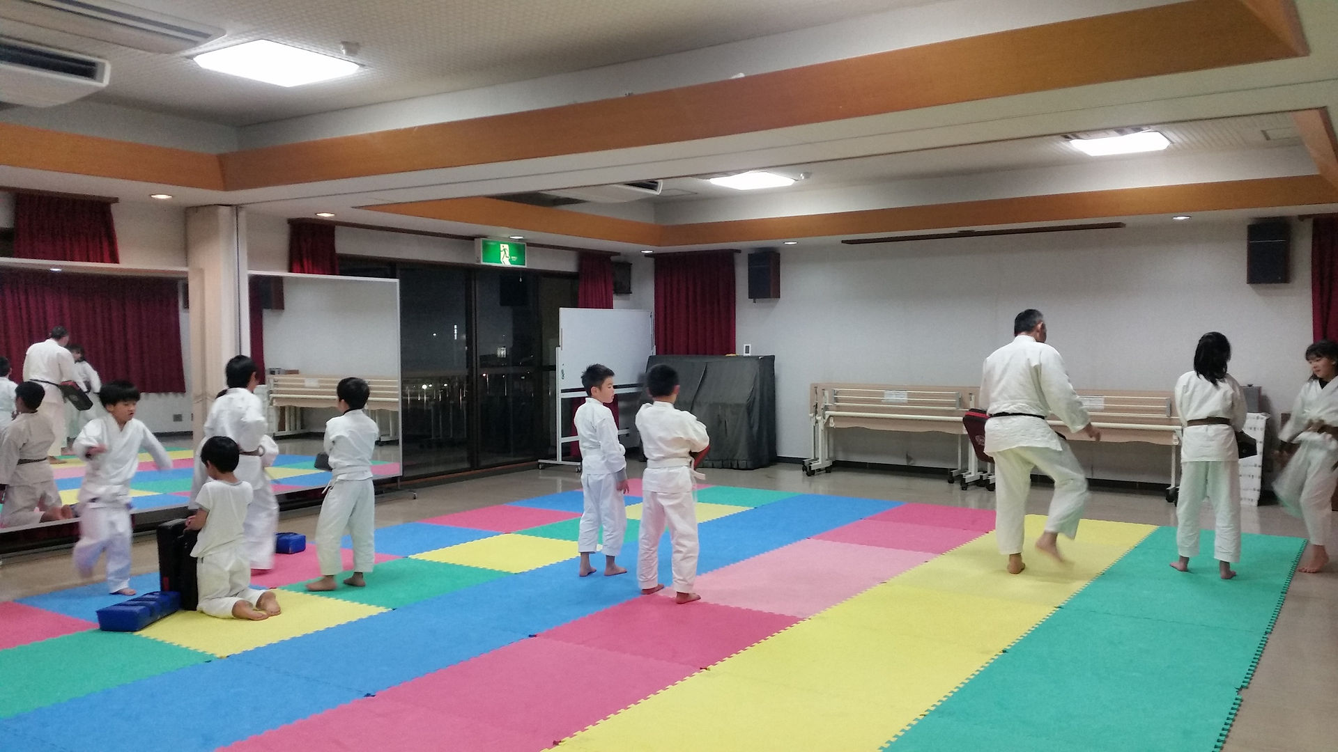 ミット練習