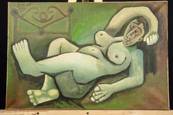 Picasso mujer desnuda