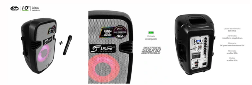 SONIDO PROFESIONAL VENTA CABINAS, BAFLES PARLANTES PORTENTES J5160 - 1500W