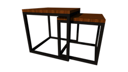 Mobiliario muebles para el hogar,oficina,restaurantes,bares mesas dobles tipo industrial