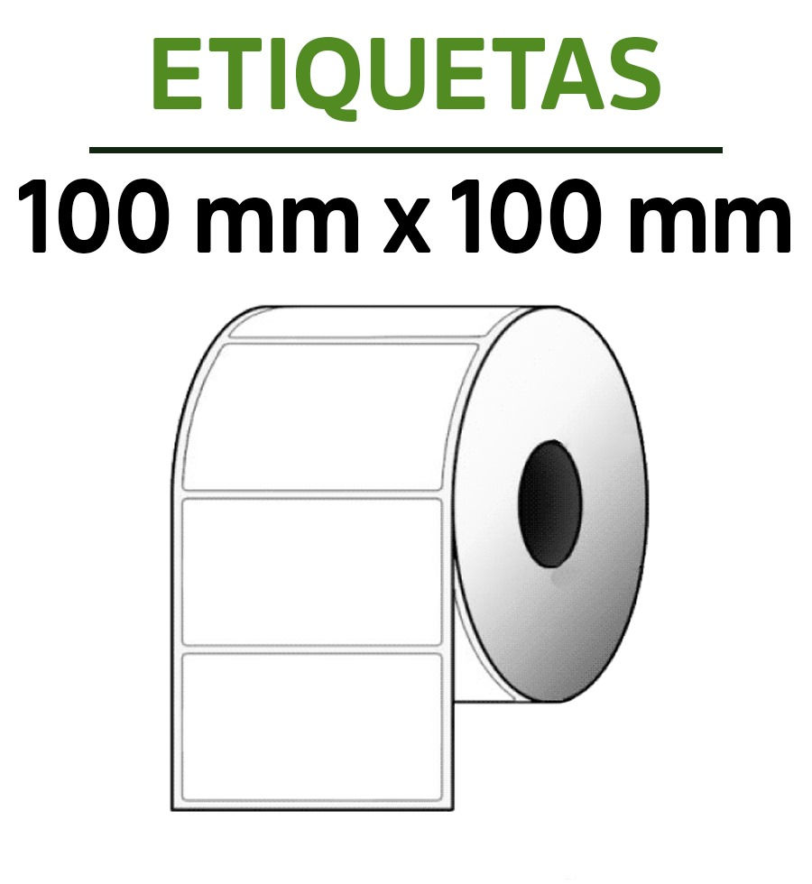 Etiqueta polipropileno 100x100
