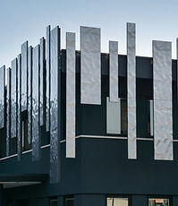 Aluminum metal facades or coatings