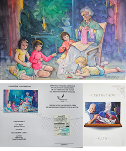 La abuela y sus nietos