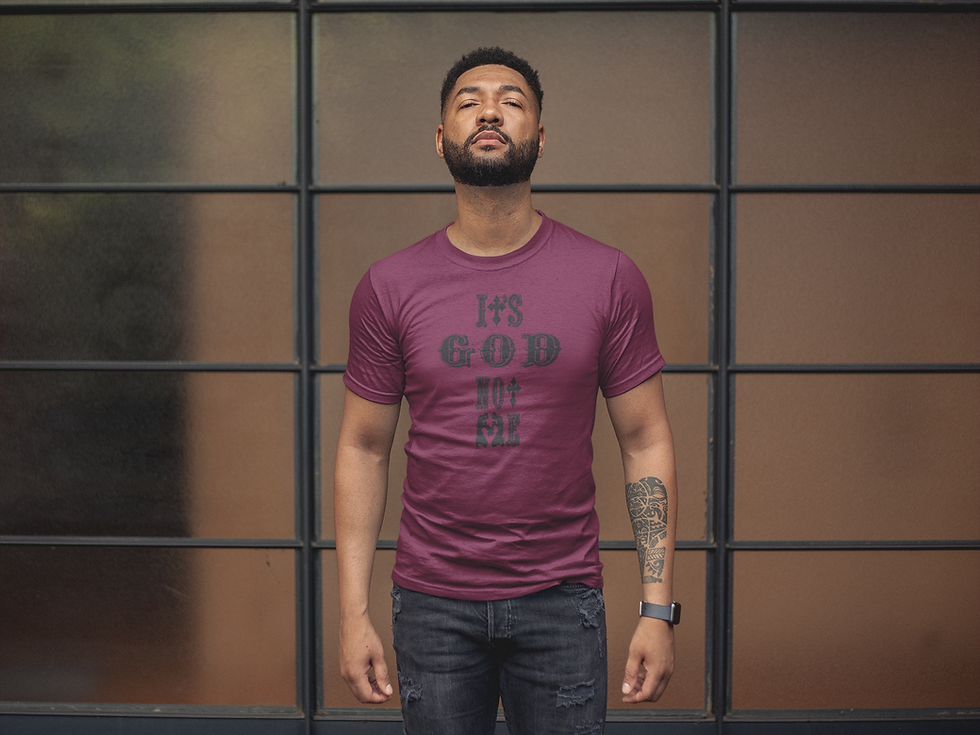 Thumbnail: God Unisex T Shirt Black Print