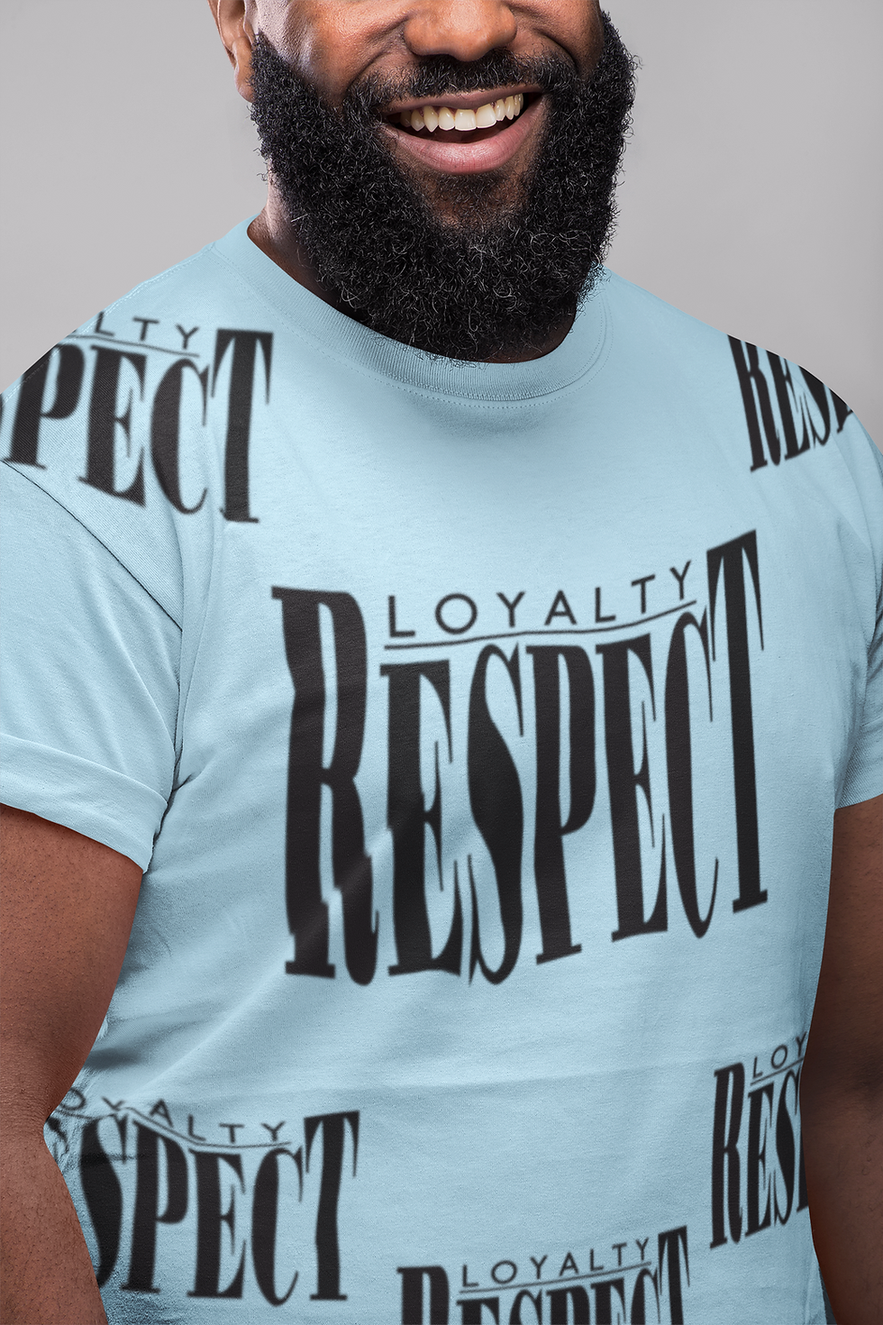 Thumbnail: All Over Black Print (Front) T Shirt