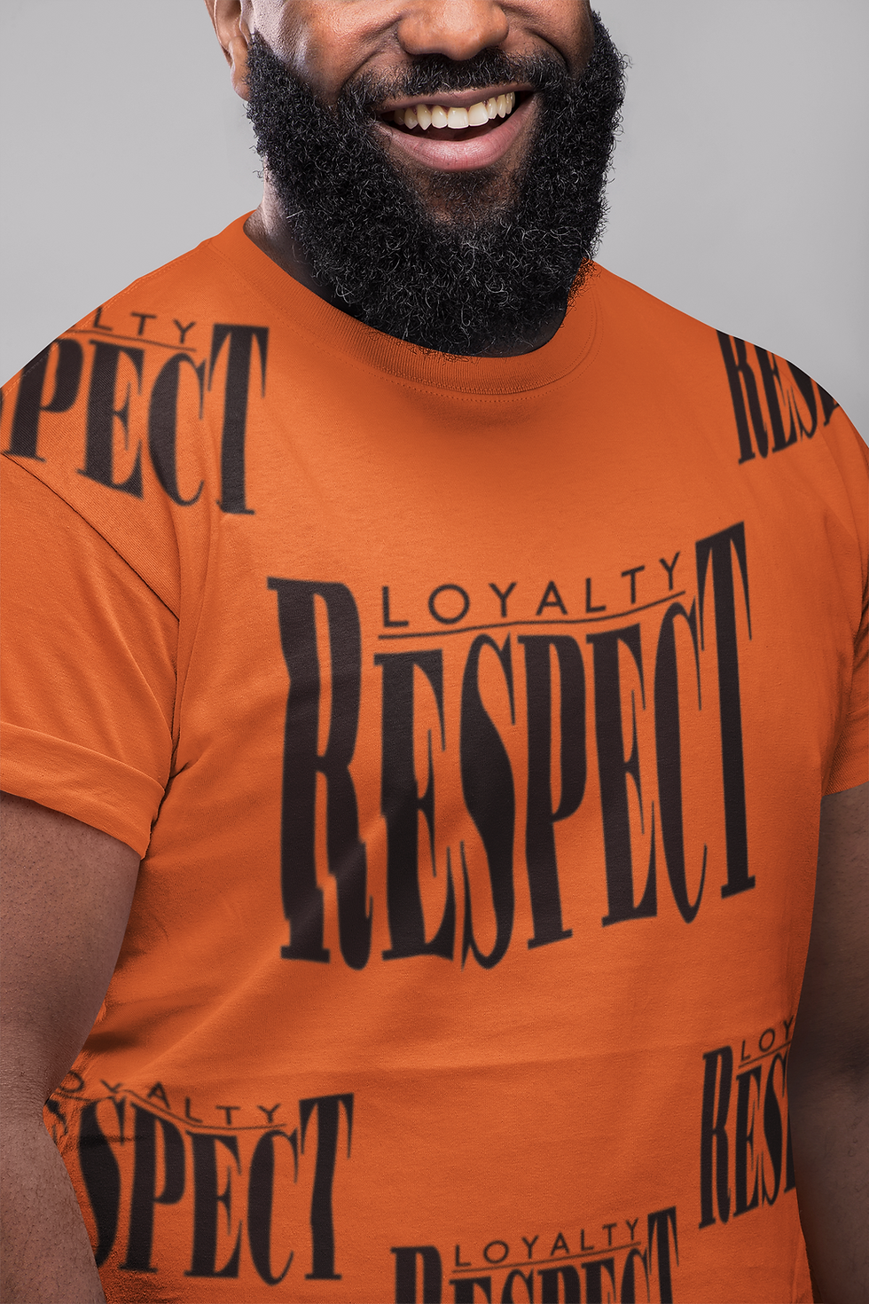 Thumbnail: All Over Black Print (Front) T Shirt
