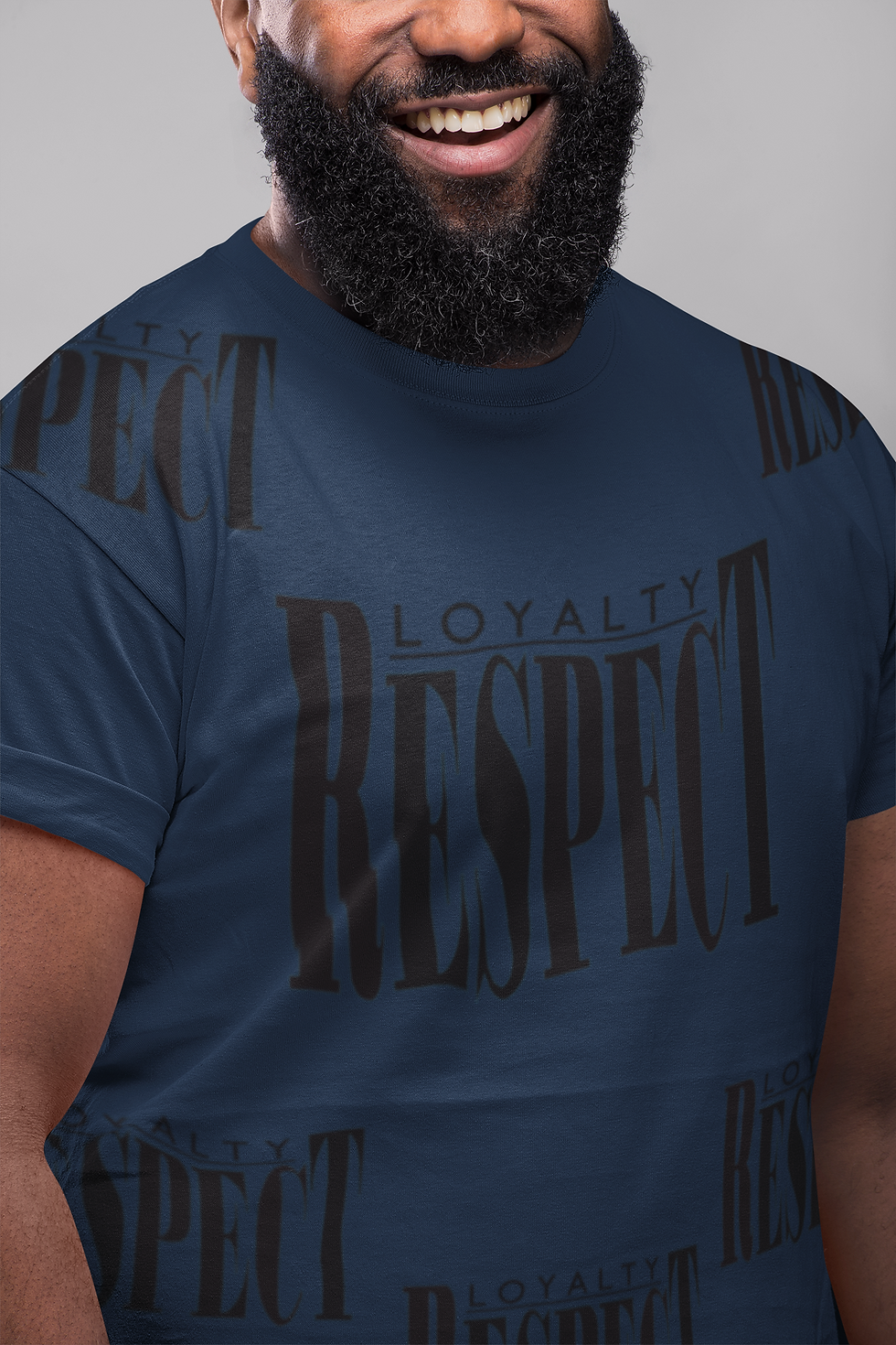Thumbnail: All Over Black Print (Front) T Shirt