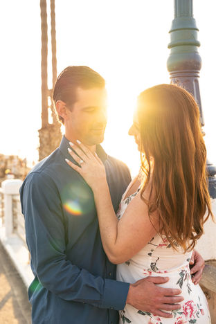 Golden Hour Engagement Shoot San Diego Oceanside Pier