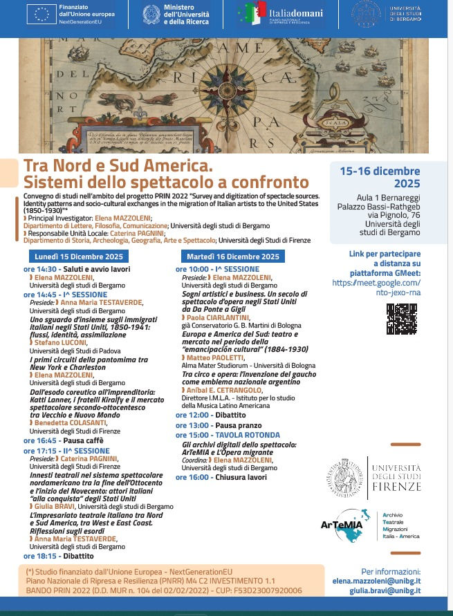 Tra Nord e Sud America. Sistemi dello spettacolo a confronto.