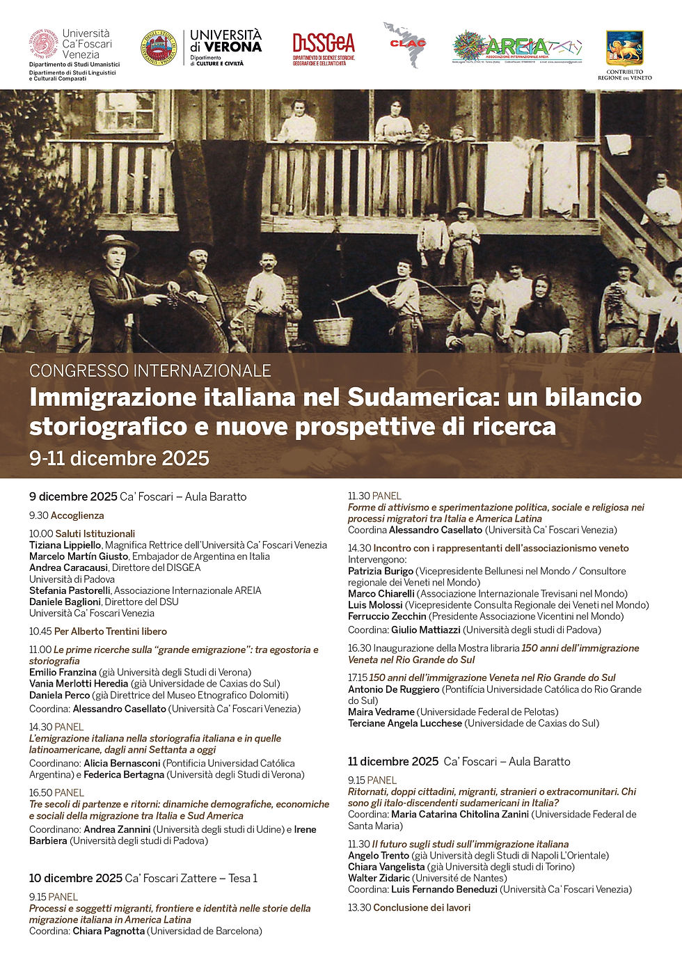 Immigrazione italiana nel Sudamerica: un bilancio storiografico e nuove prospettive di ricerca