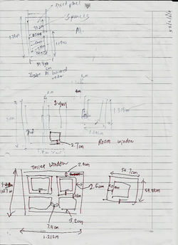 One of the few drafted drawings