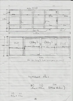 One of the few drafted drawings