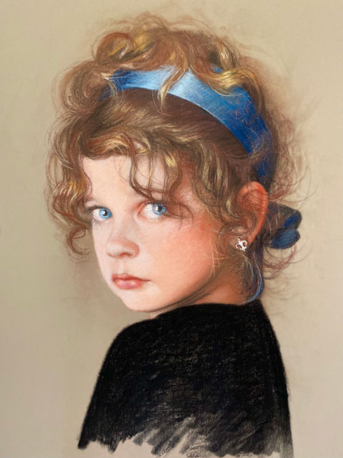 Headshot Pastel Commissions