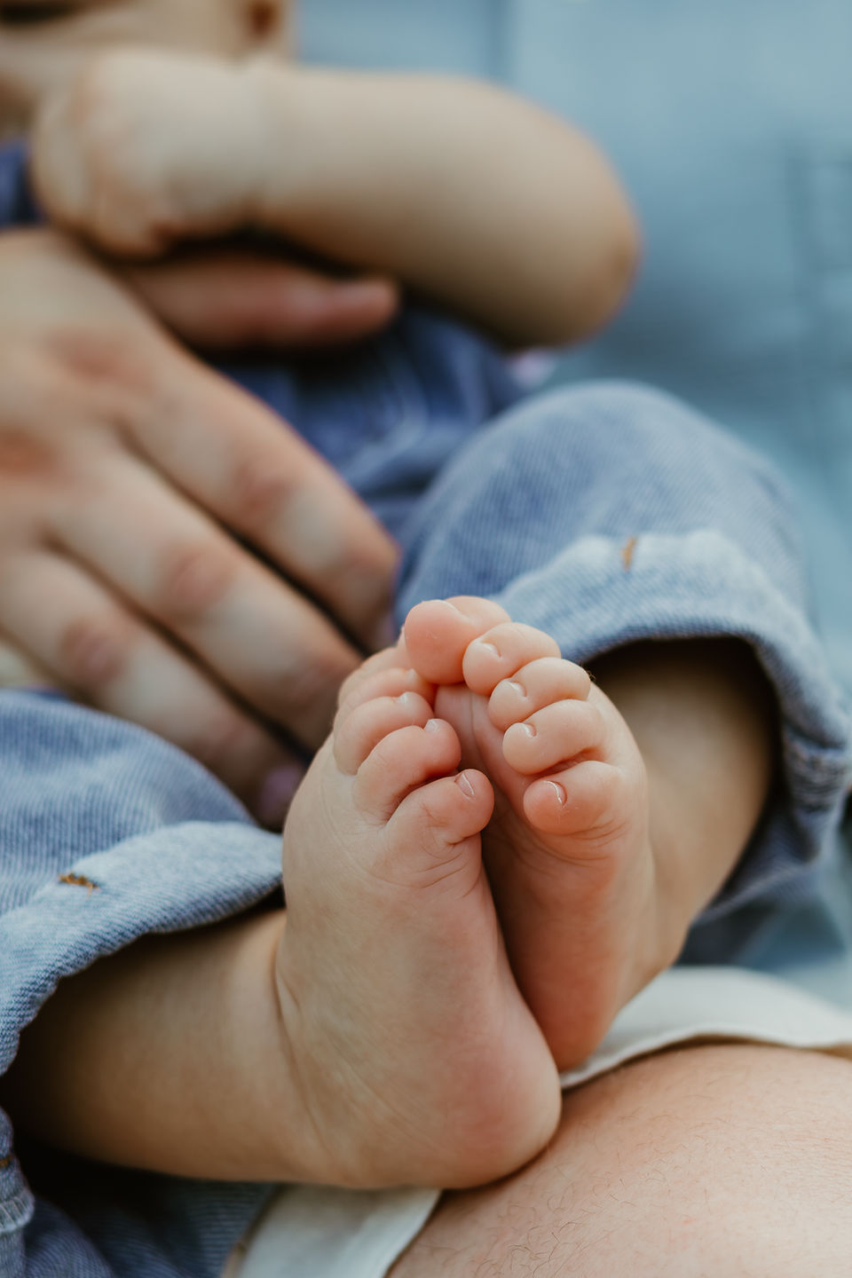 A baby's feet