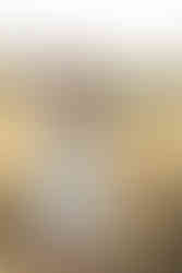 A woman twirls in a dress in front of a wooden fence